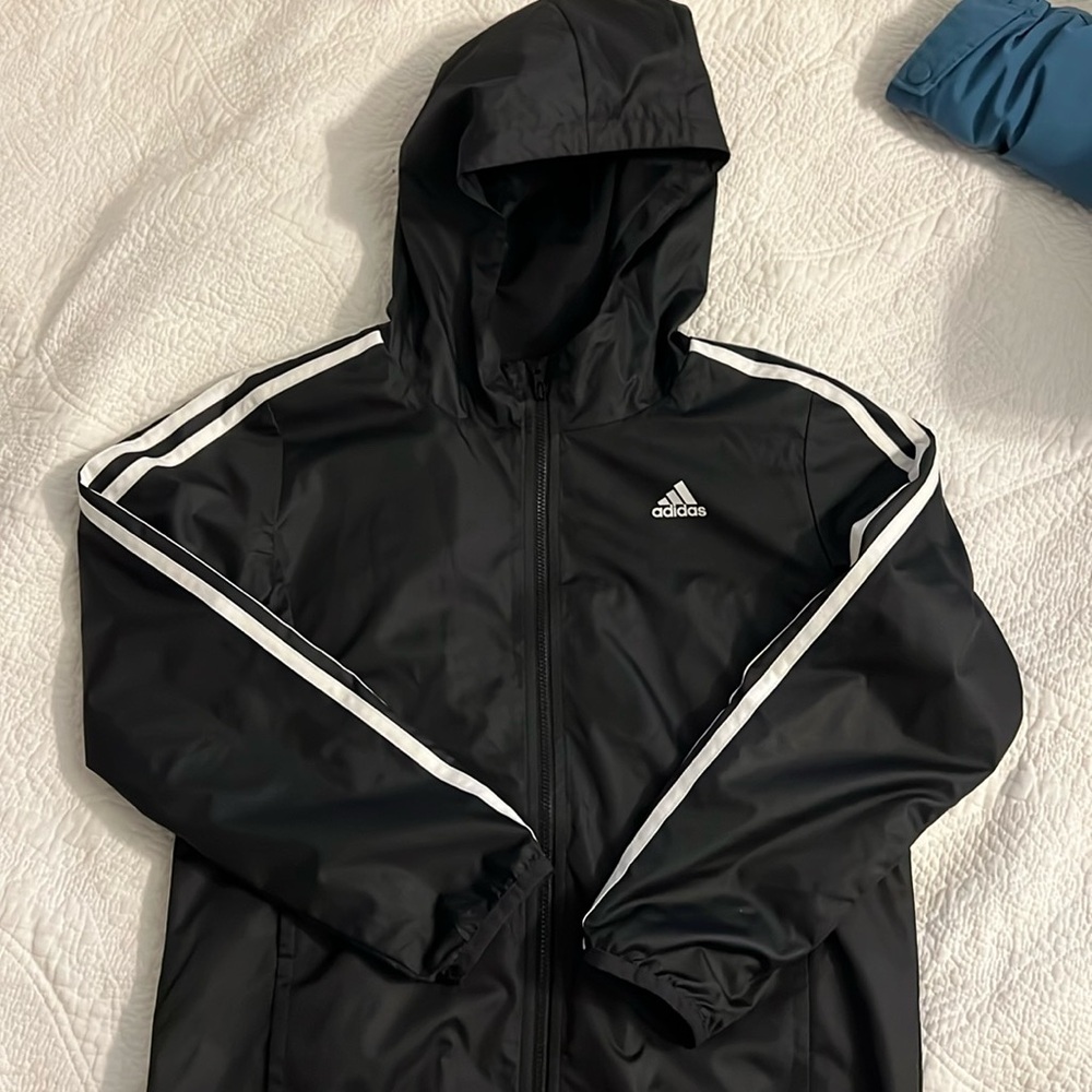 NWOT Girls Adidas Windbreaker sz 14